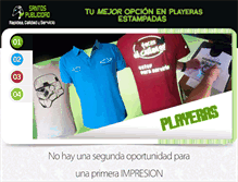 Tablet Screenshot of estampadoenplayeras.com